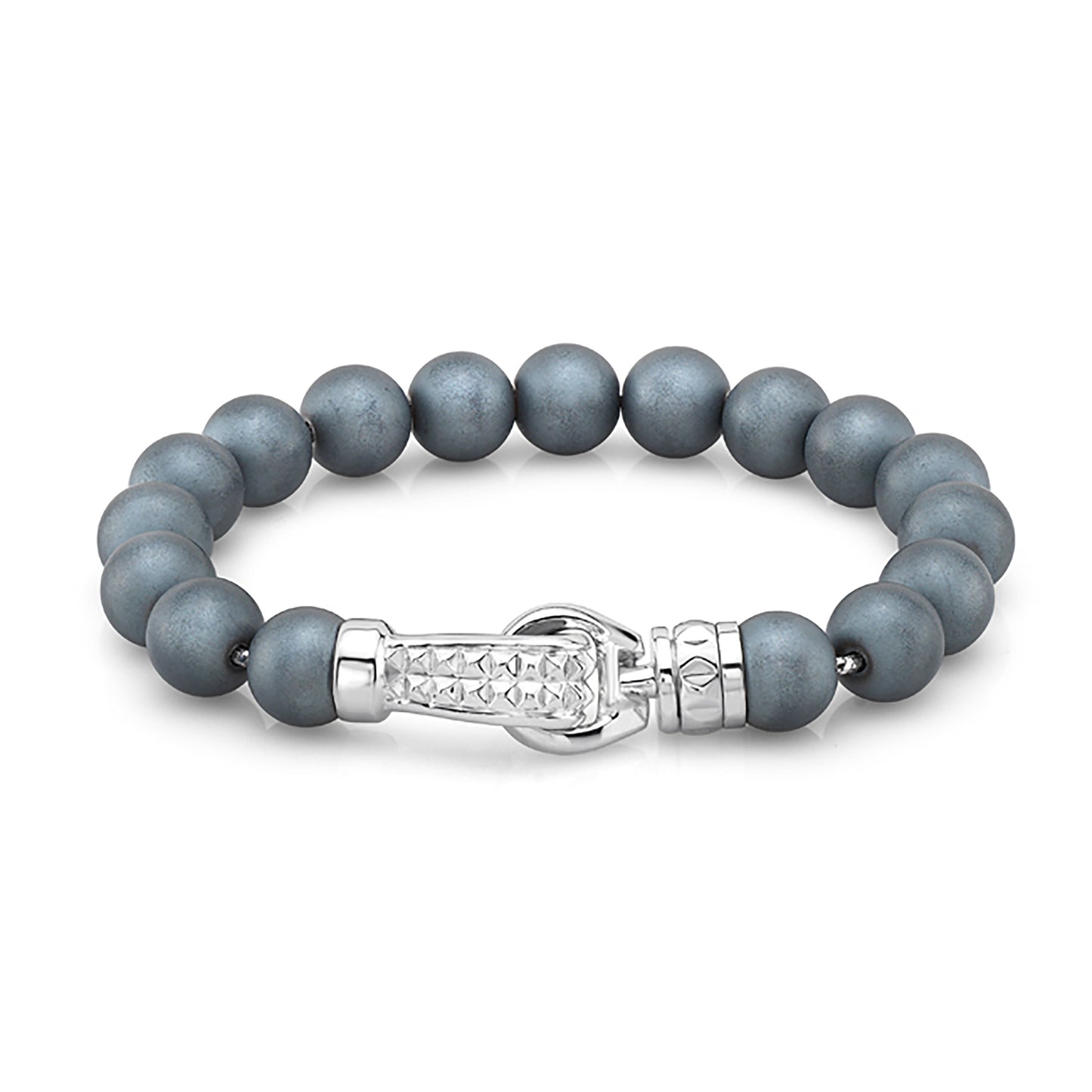 Sterling Silver Clasp 10mm Hematite Bracelet/archive