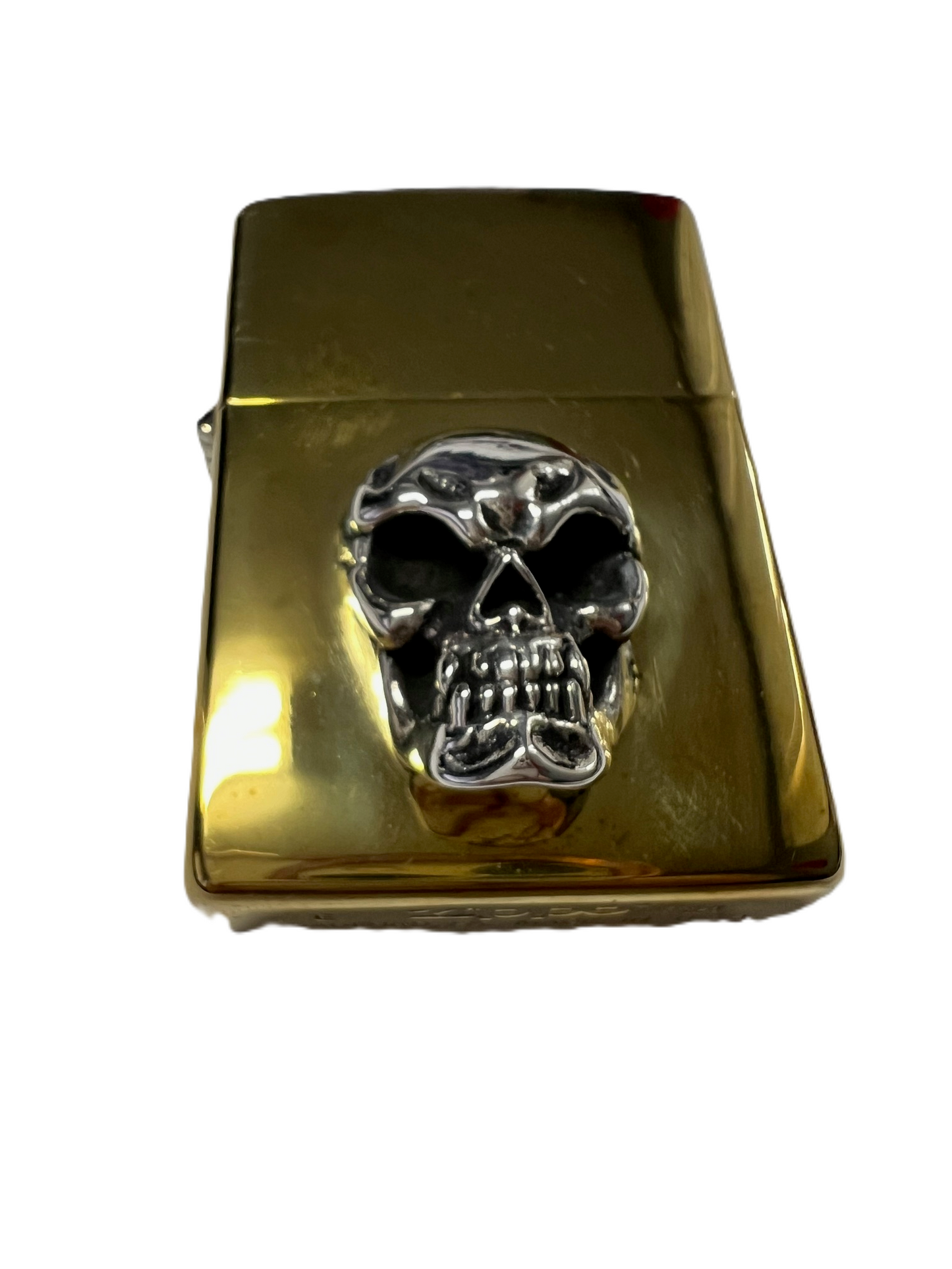 Lighter with Sterling Silver Med Skull /Prototype