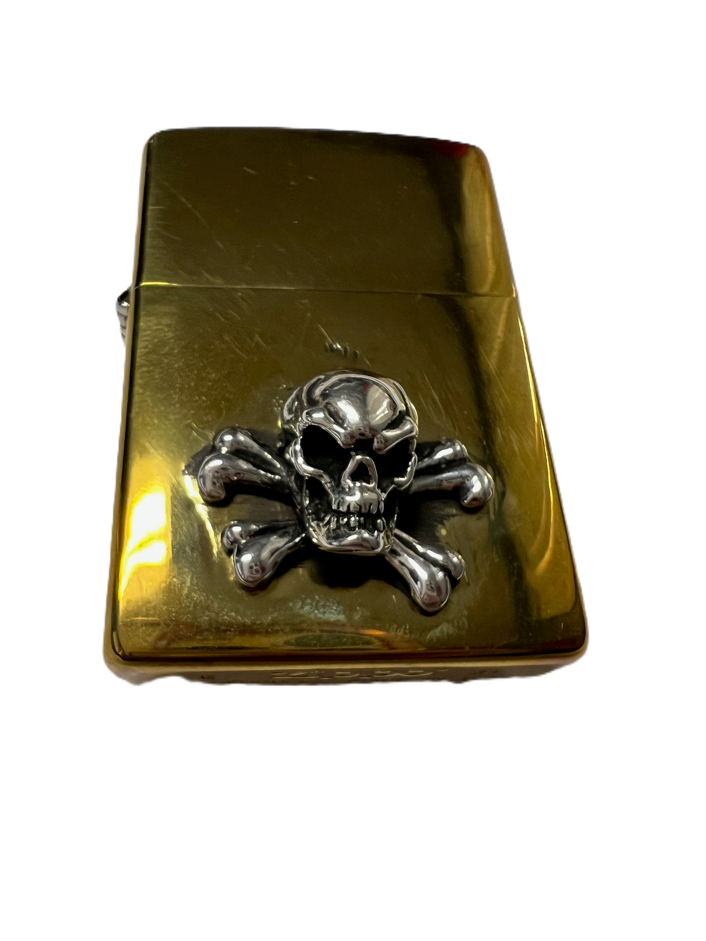 Lighter with Sterling Silver Skull and Bone/Prototype