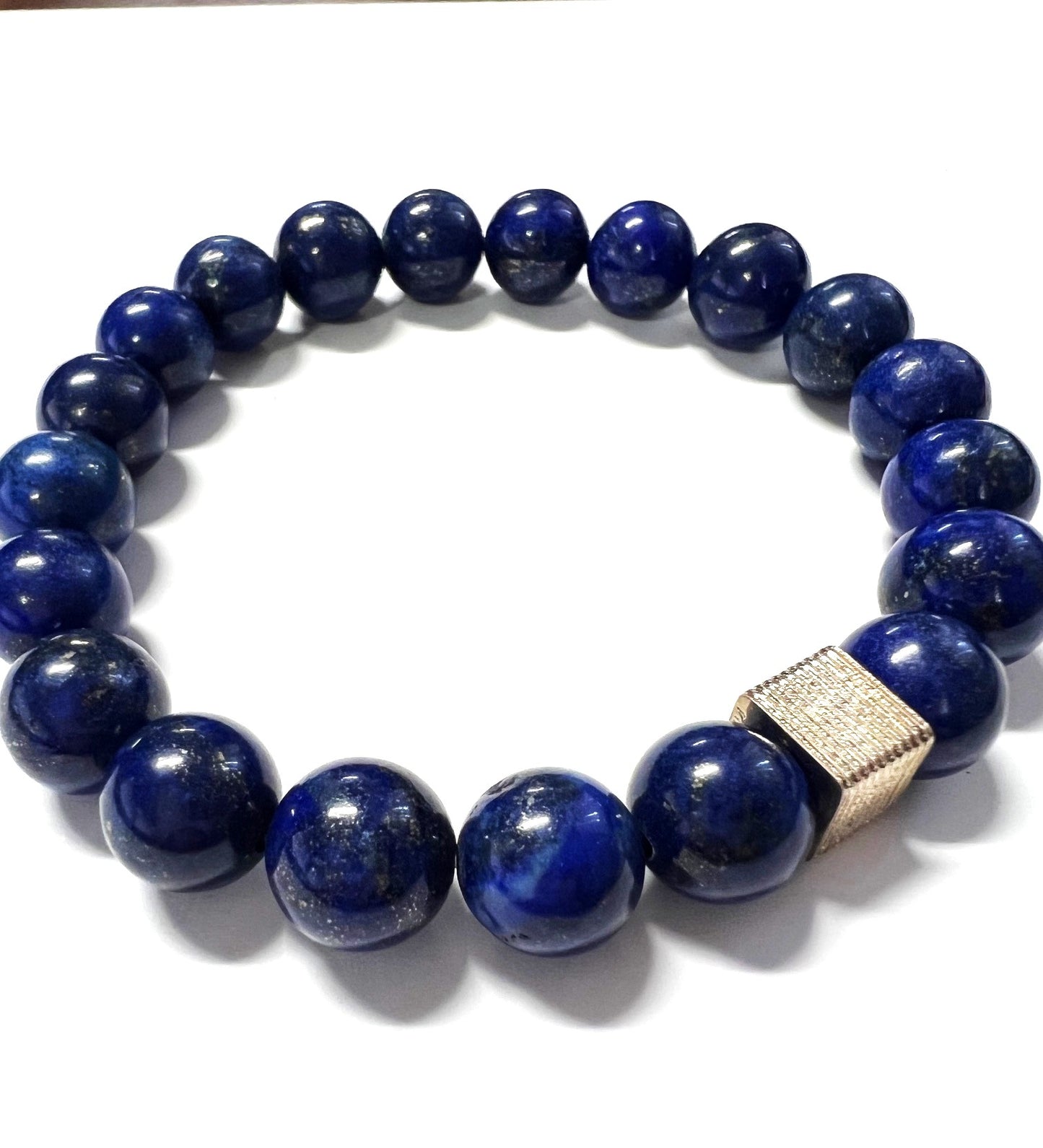 Lapis Bead Bracelet/prototype