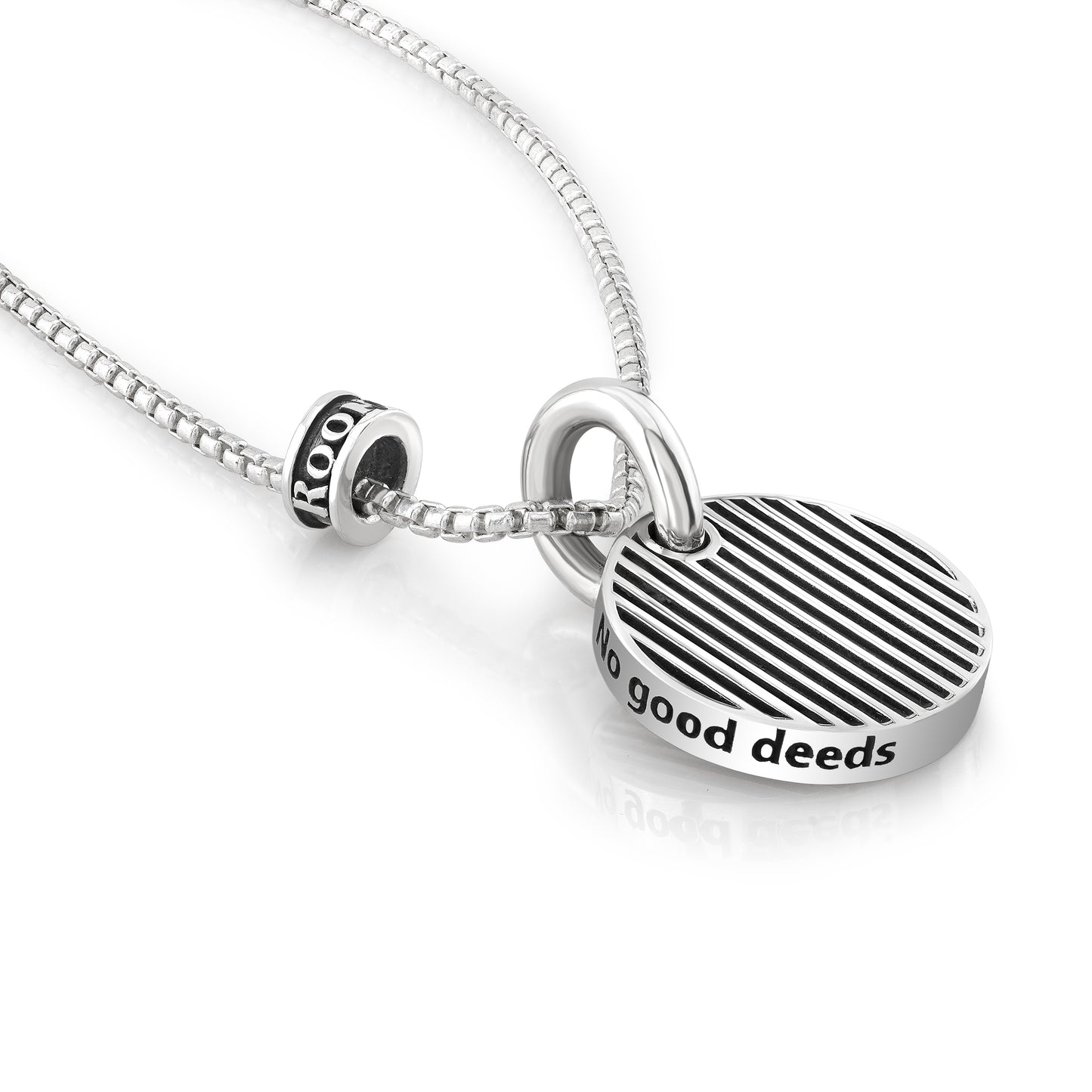 Sterling Silver Disc pendant with chain/archive