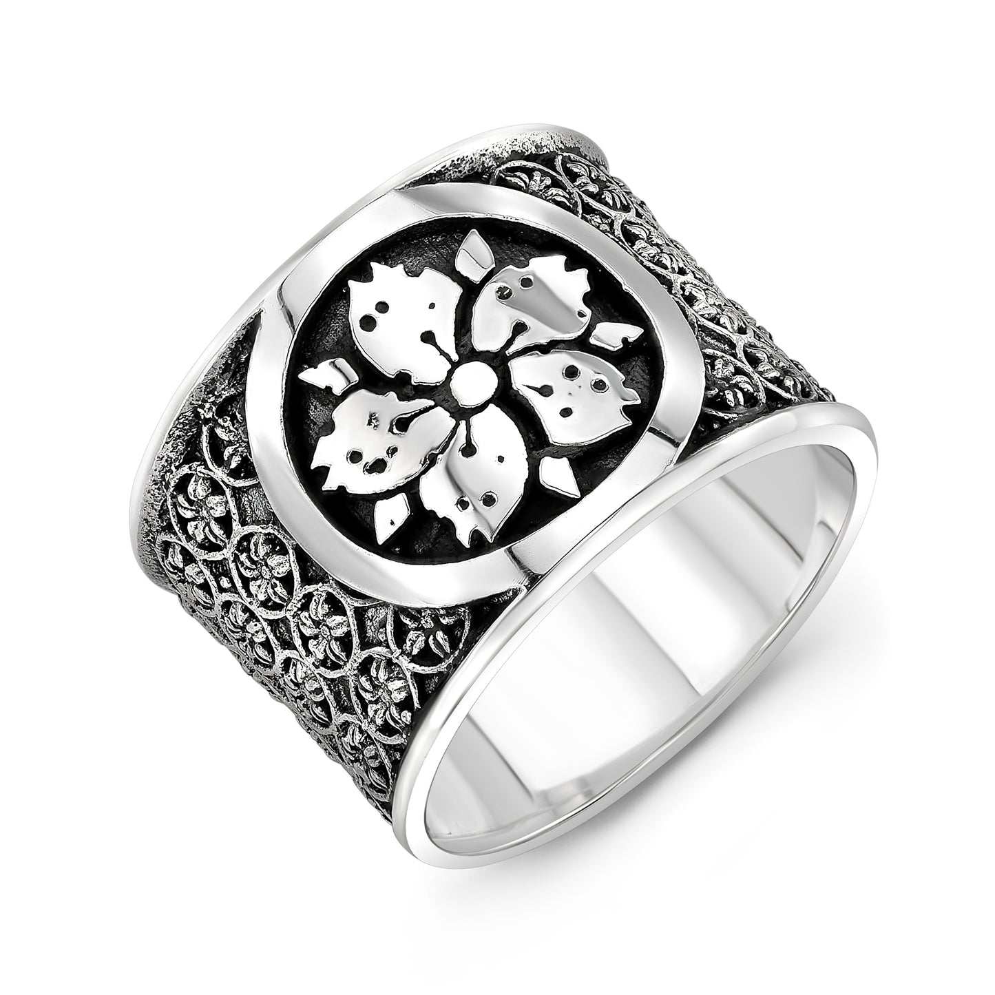 Sterling Silver Sakura Band size 7/Archive
