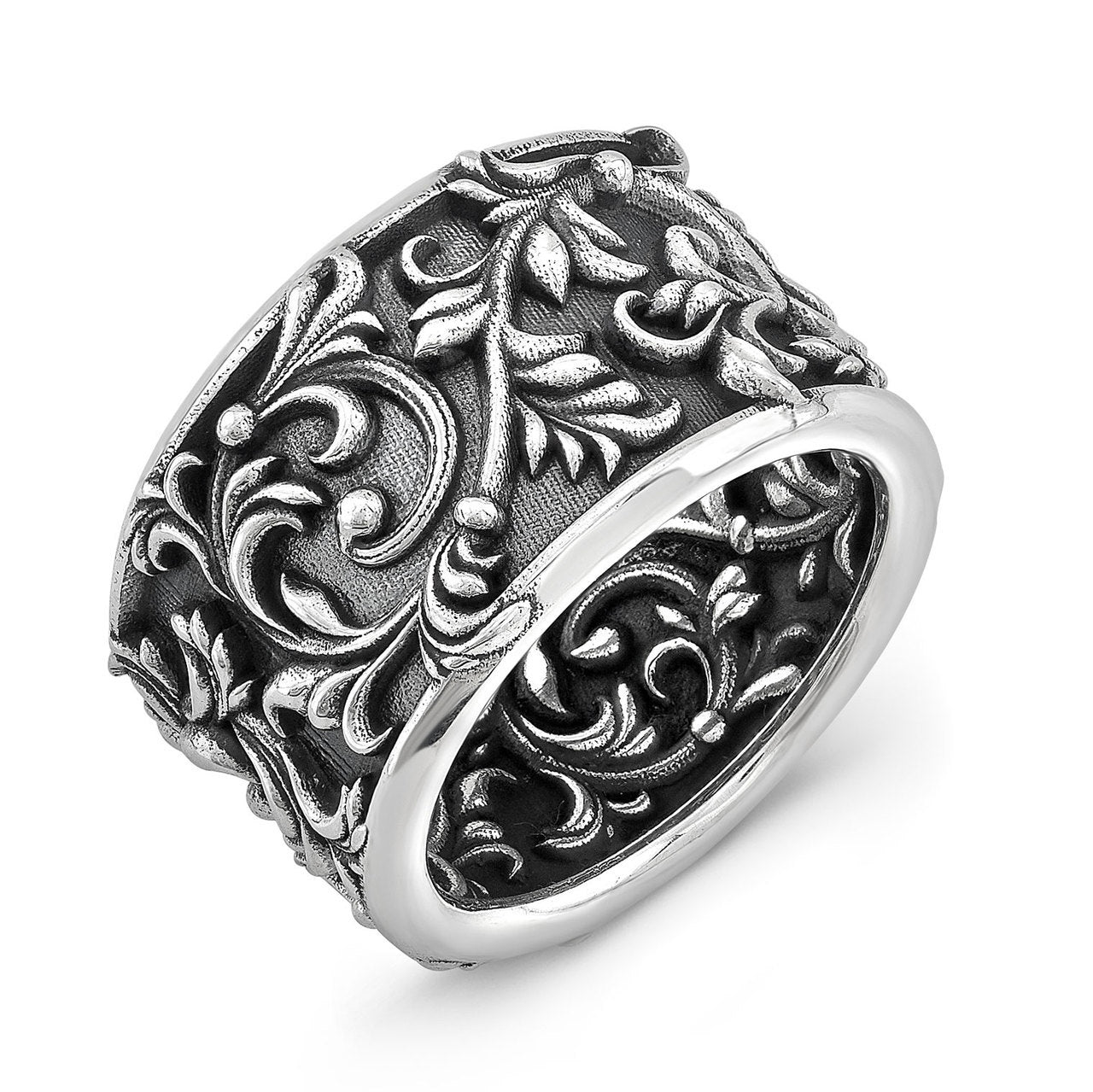 Sterling Silver Classic Filigree Band size 13/Archive