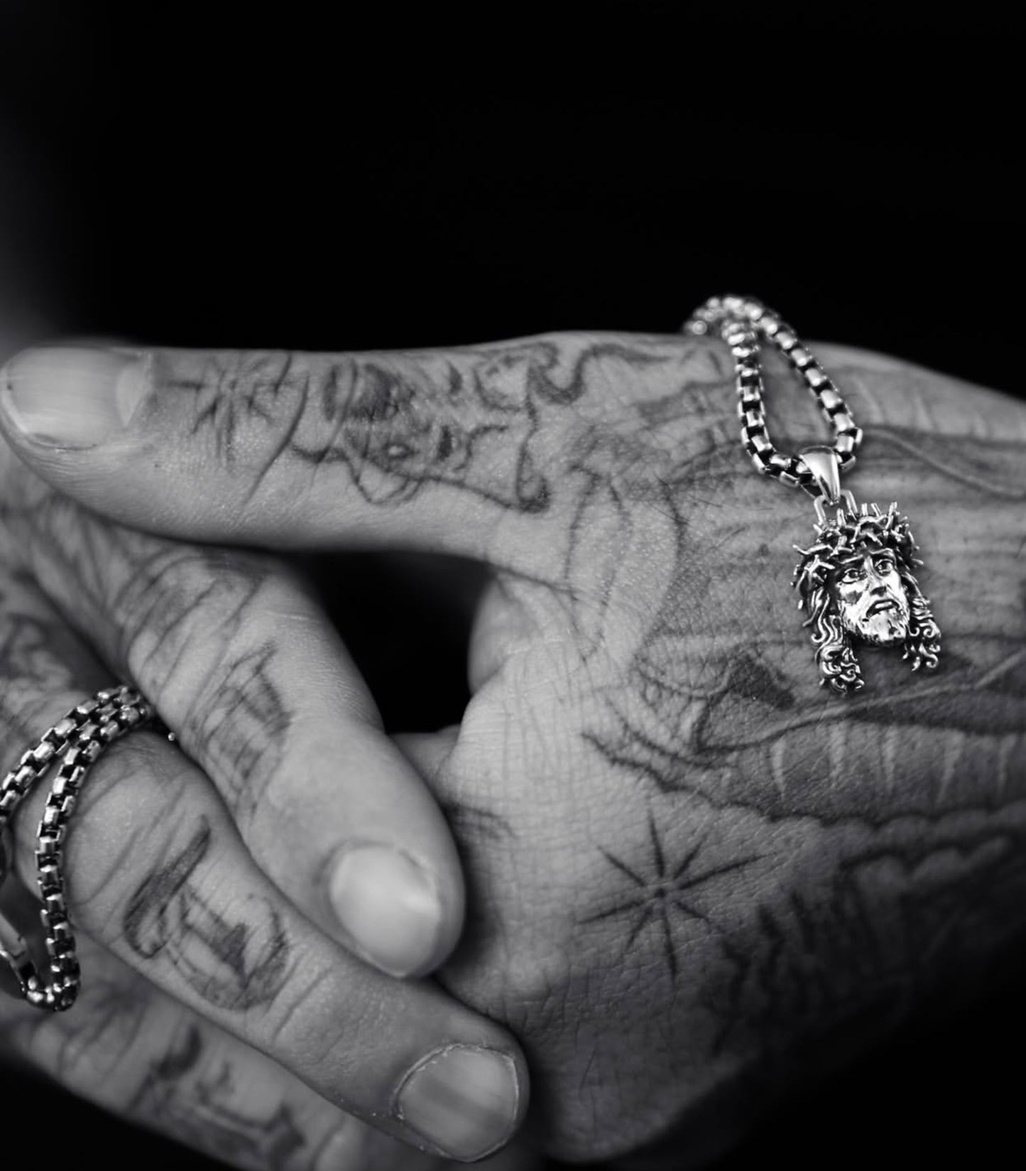 Jesus Pendant Sterling silver