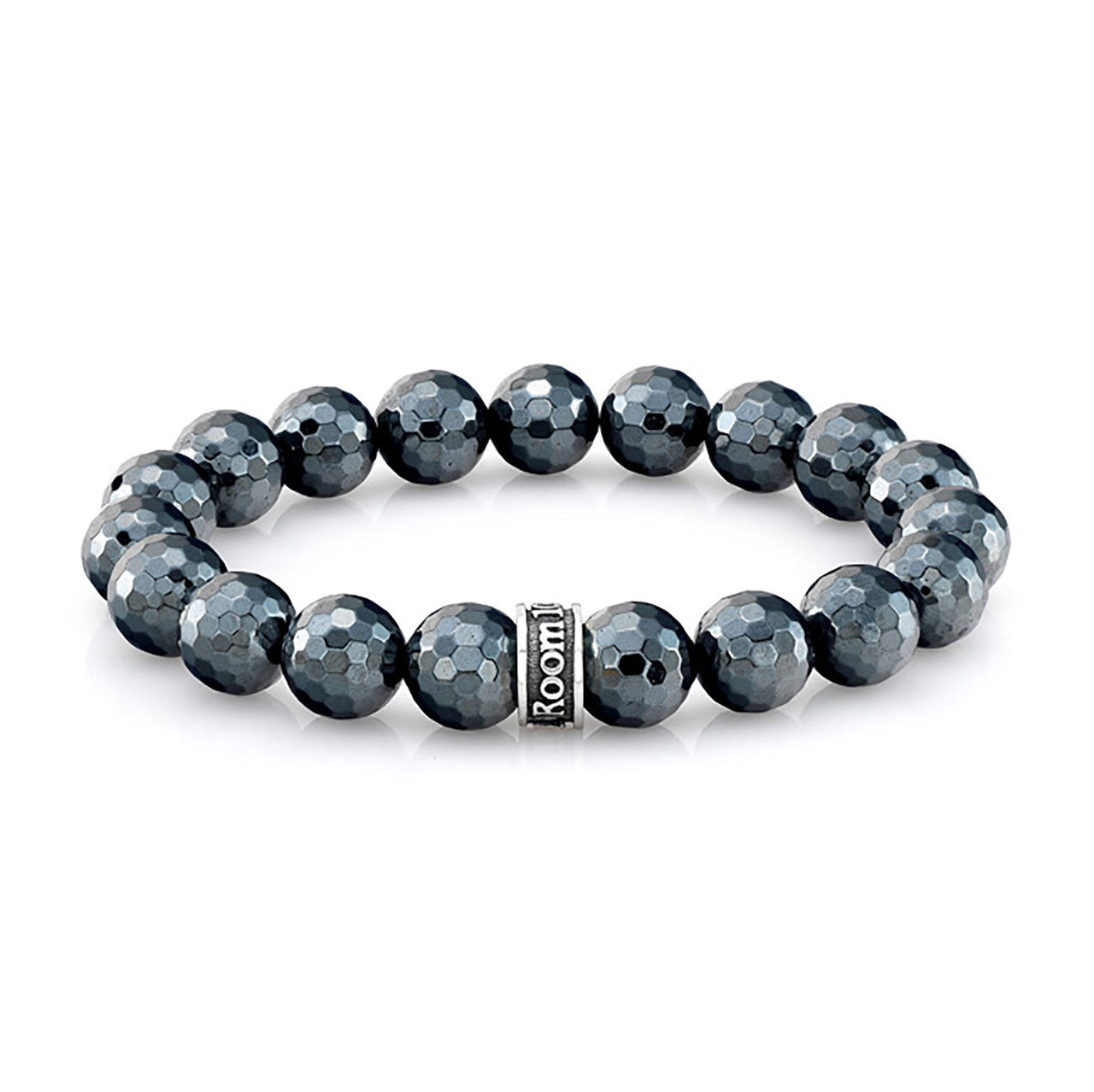 Faceted Hematite Bead Bracelet