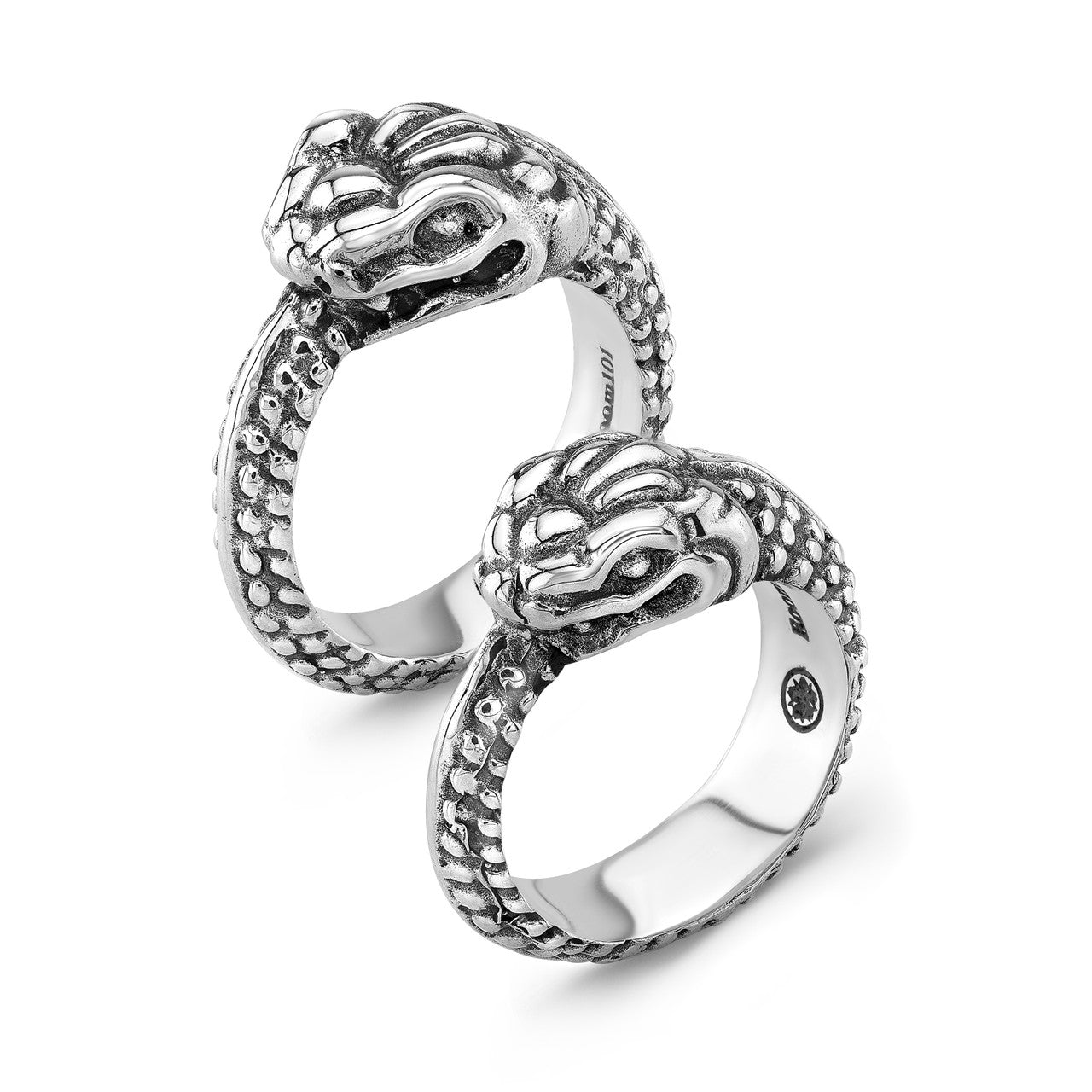 Large Serpentine Rings