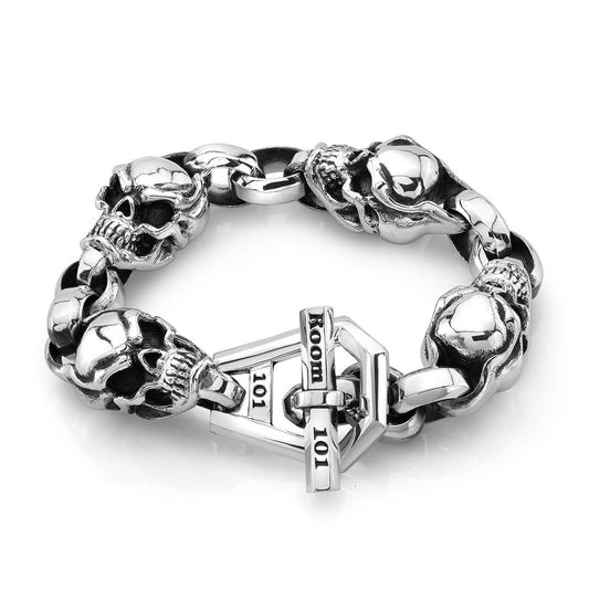 Skull Link Bracelet XL