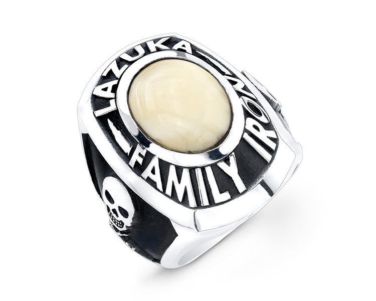 Custom Sterling Silver Superbowl of Death Ring