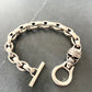 Sterling Silver Medium Octa link/Osok Bracelet 9"/Archive