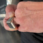 Sterling Silver CNC Checker Block Ring size13.5/Archive
