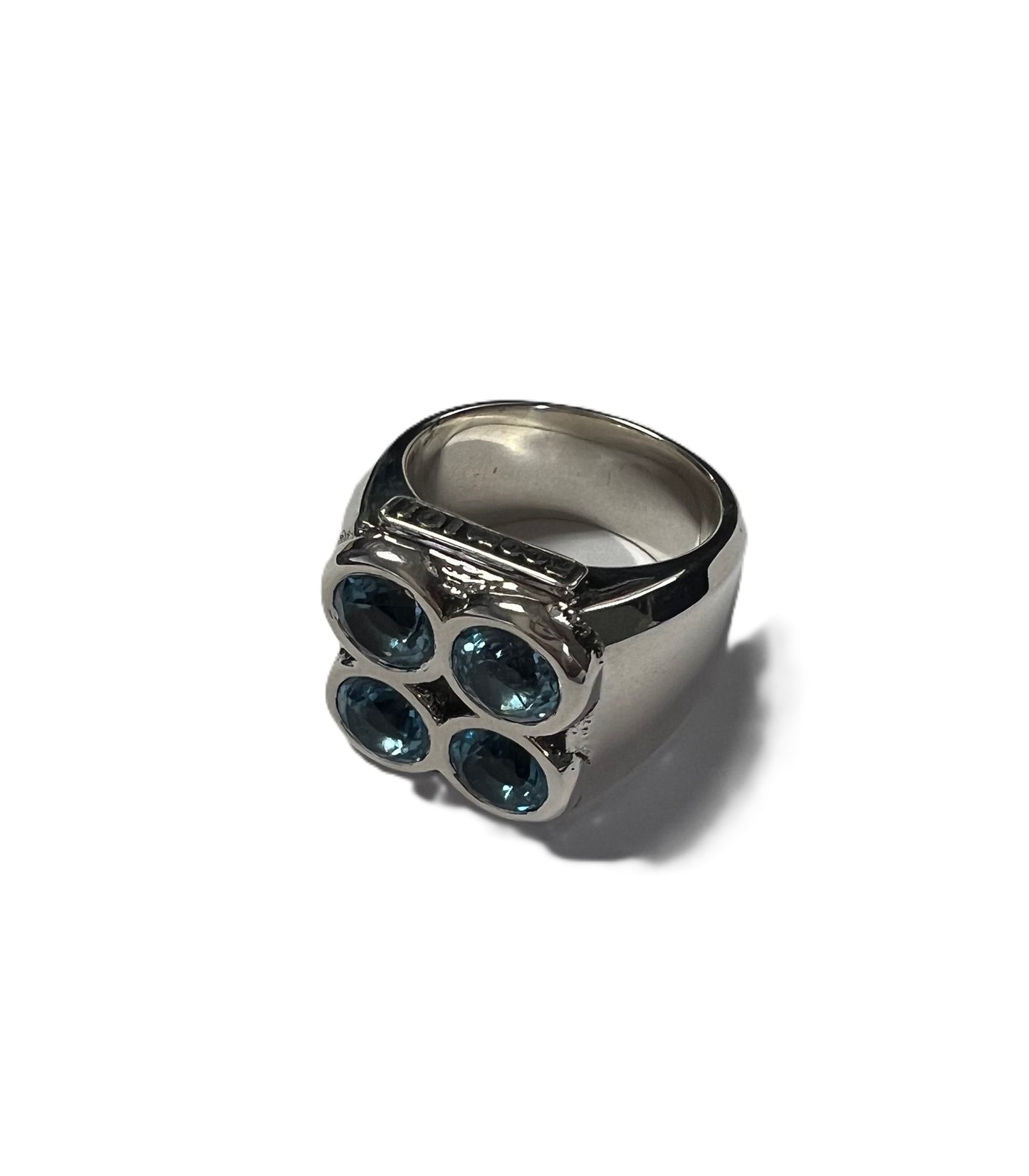 Sterling Silver Onyx Ring size 7.5/Archive