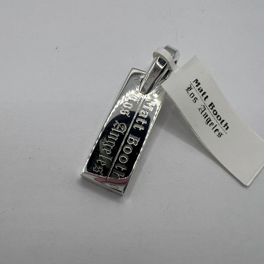 Matt Booth Brand Tag Pendant