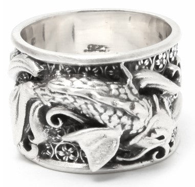 STERLING SILVER "KOI" BAND/PROTOTYPE