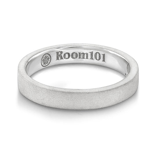 Rosewood Band in Sterling Silver Size 9/Archive