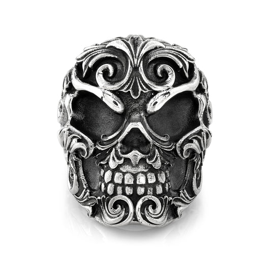 V.2 FILIGREE SKULL RING IN SILVER SIZE 10.75/PROTOTYPE