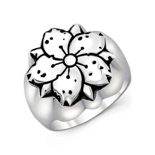 EDGED SAKURA RING MED SIZE/ARCHIVE