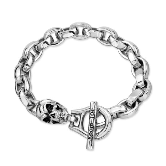 Stainless Steel Eddie Link w/skull-9.5 inch/archive
