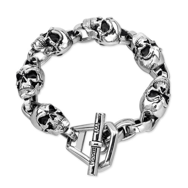 Stainless Skull Link Bracelet – The 101 Corporation