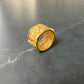 Sterling Silver Filigree Band 14k gold plated/Archive