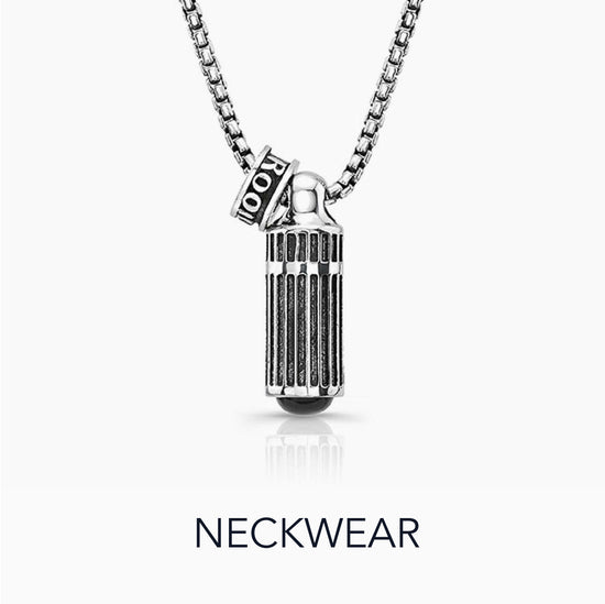 Silver Pendant and Neckwear text