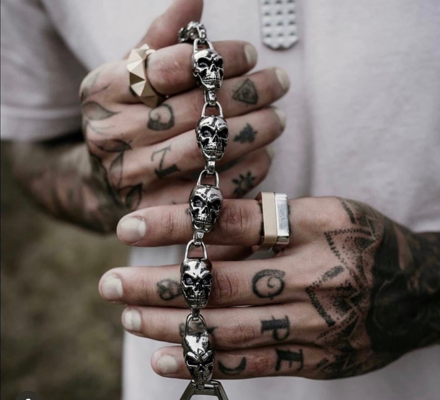Skull Link Bracelet