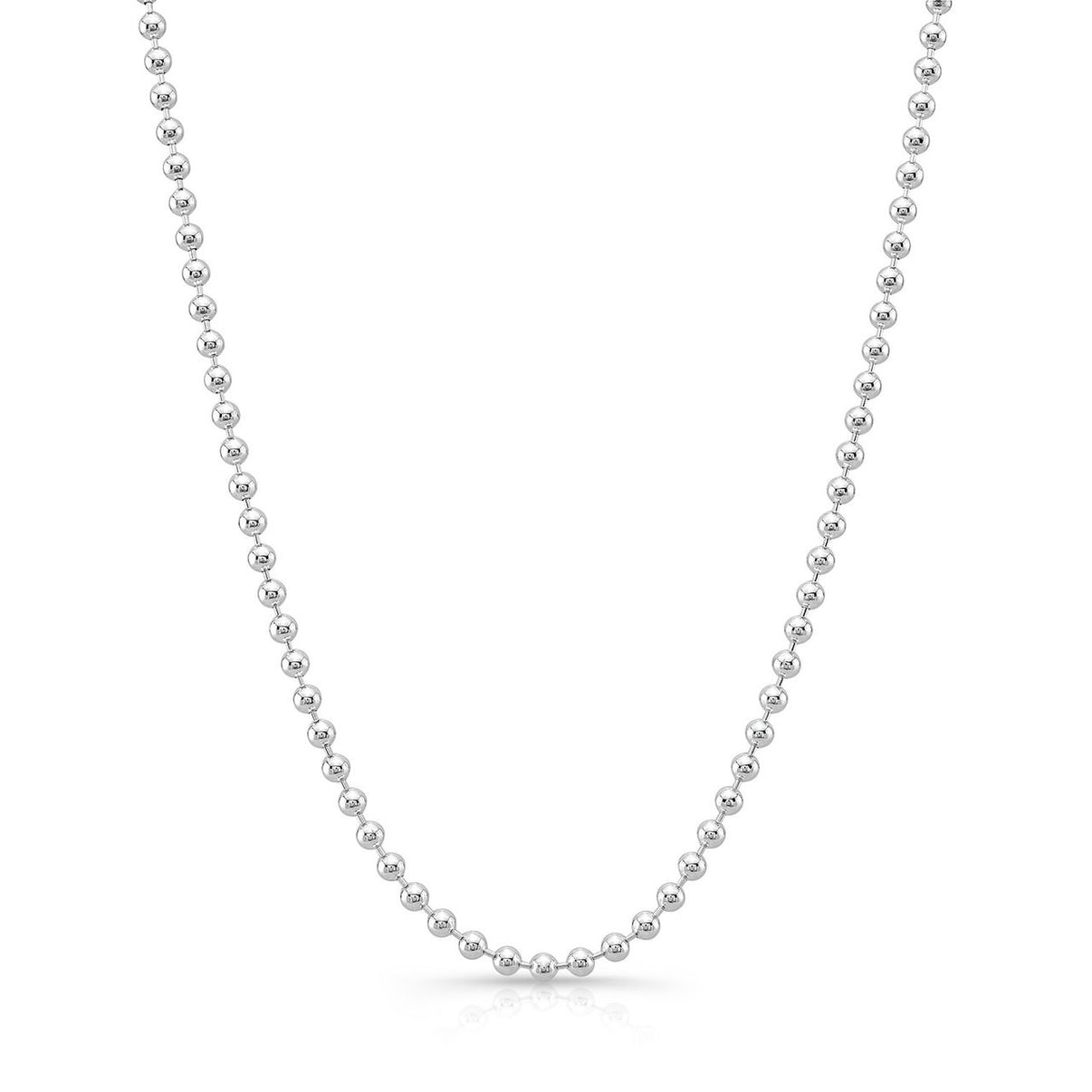 Sterling Silver Ball Chain Necklace 3.5mm The 101 Corporation