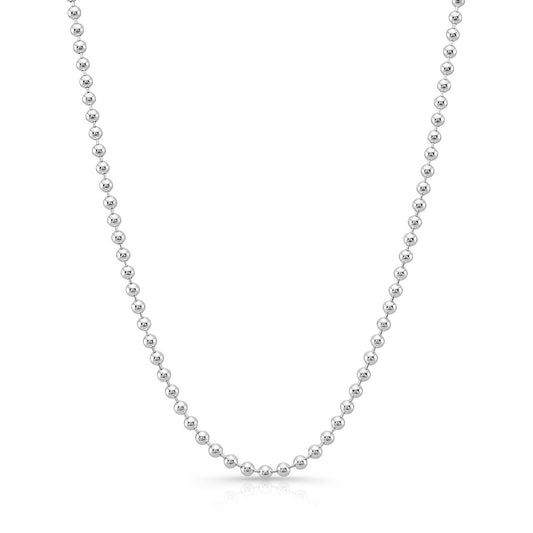 Sterling Silver Ball Chain Necklace 3.5mm
