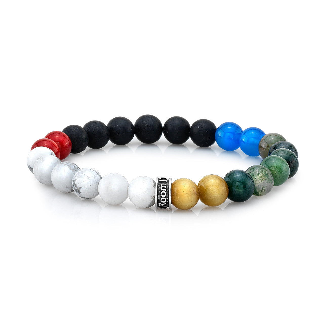 8mm Mixed Colors Bead Bracelet