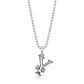 Sterling Silver Currency Pendants with Gold Skull