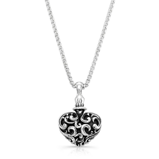 Sterling Silver Filigree Heart Pendants