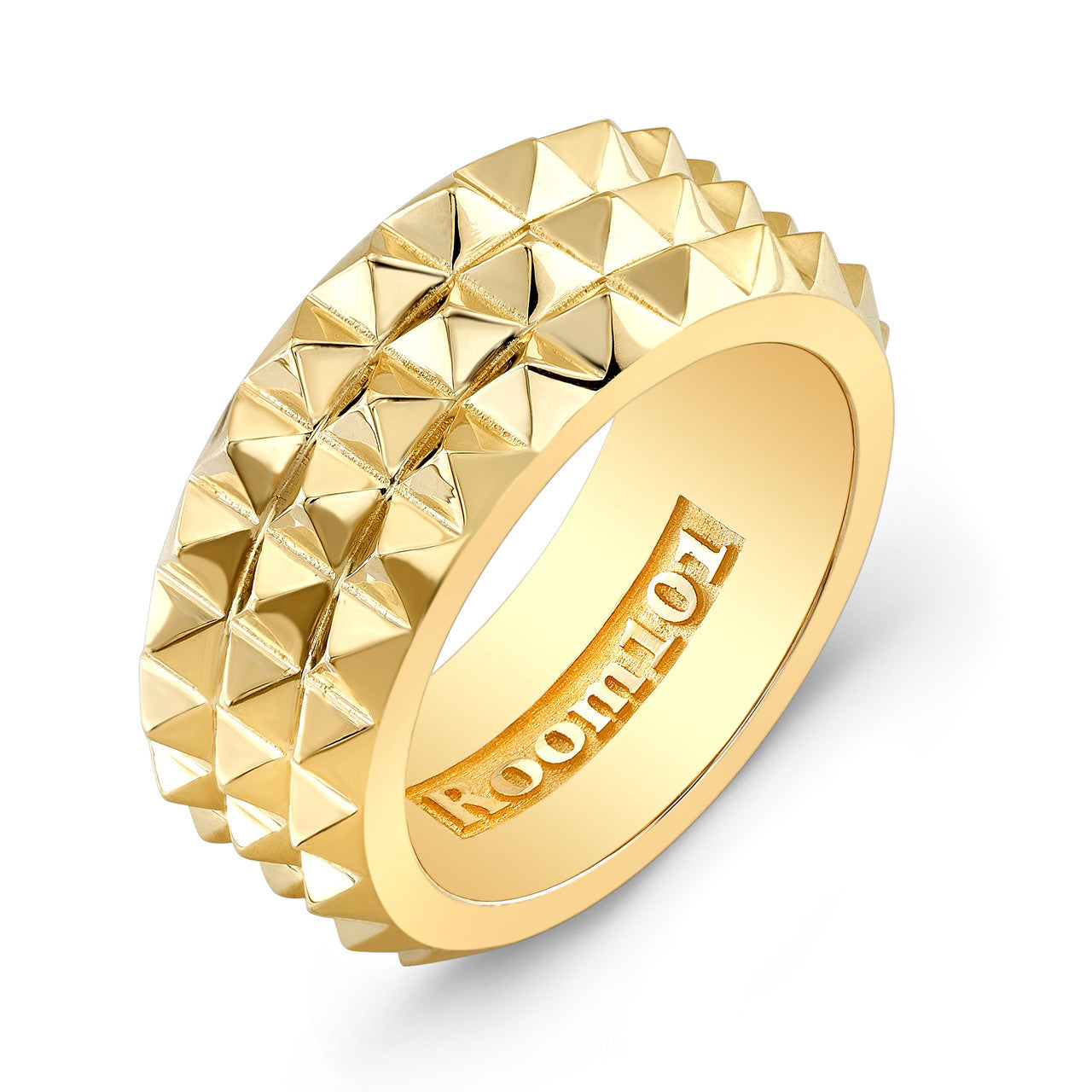 18K Gold Multi Spike Ring