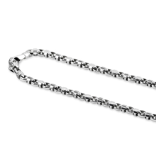 Caterpillar Channel Link Necklace