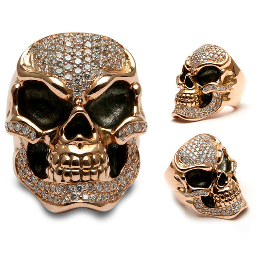 18K Rose Gold 07 Skull