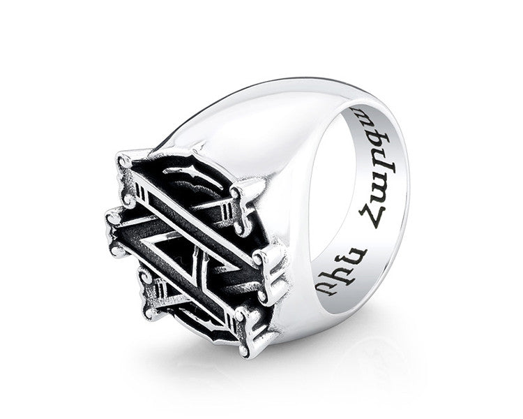 Custom Sterling Silver AVO Ring