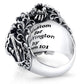 Custom Sterling Silver Family Crest Ring