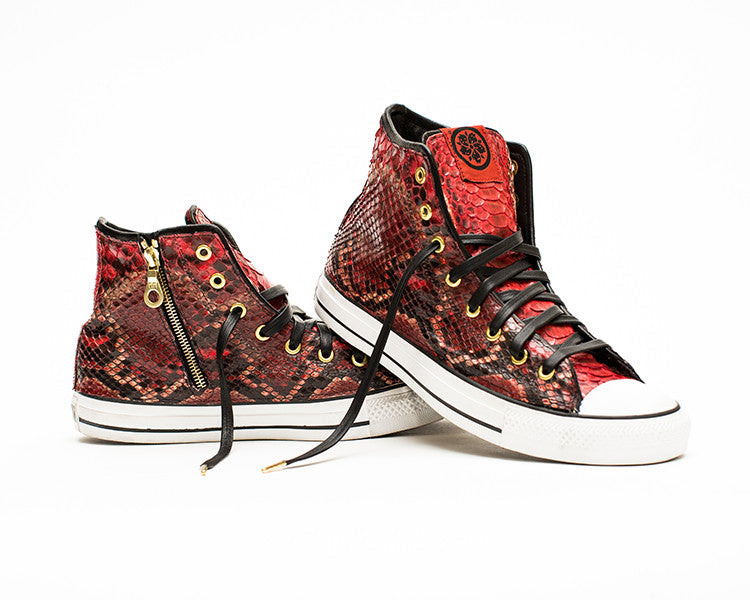 Python Snakeskin Chuck Taylor's