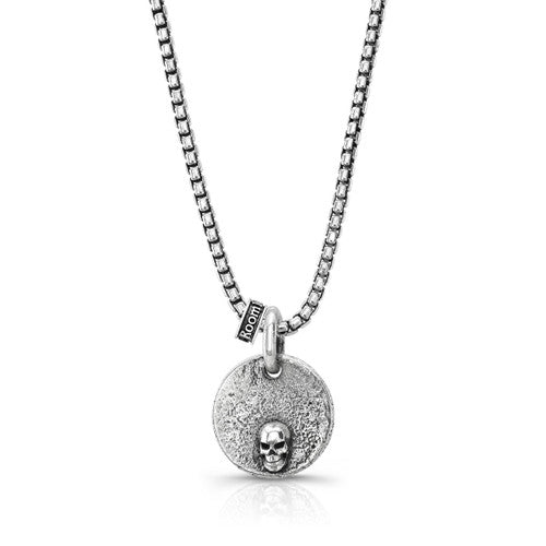 Mini Skull Stress Disc Pendant