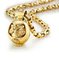 Custom 18K Gold Daruma Pendant
