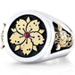 Custom Sterling Silver and Gold Family Ring